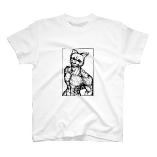 筋肉猫 スタンダードTシャツ