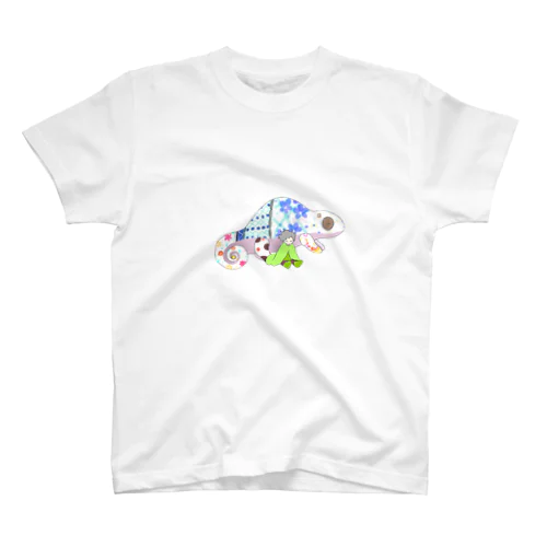 つるりちゃんとカメレオン スタンダードTシャツ