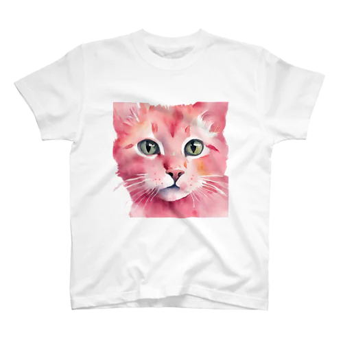 ピンクの猫ちゃんやで Regular Fit T-Shirt