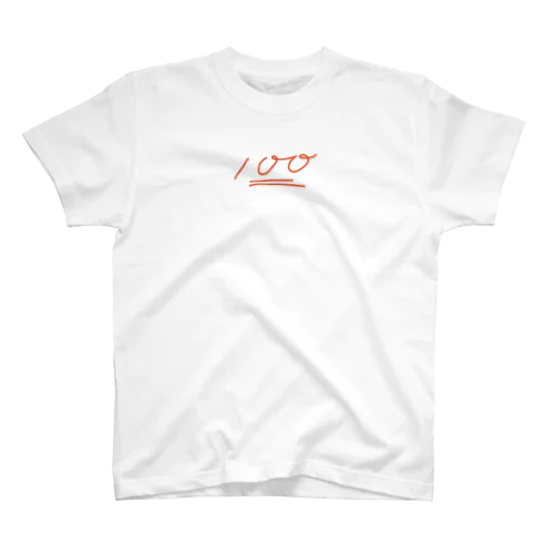 100てん Regular Fit T-Shirt