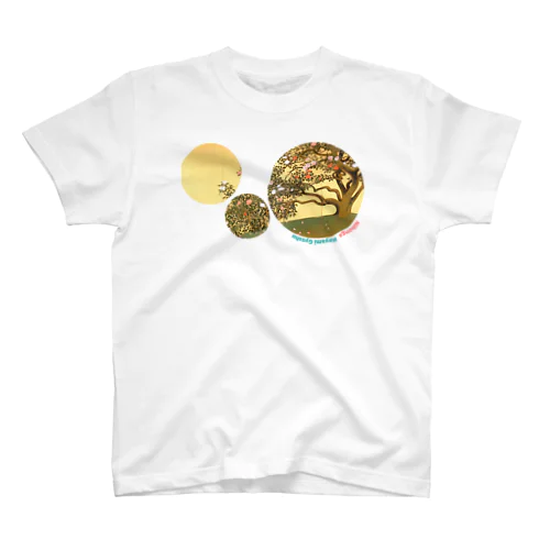 Circle 速水御舟 【世界の名画】名樹散椿図 写実 リアリズム 細密 象徴的 日本文化 和 和風 絵画 美術 art Regular Fit T-Shirt