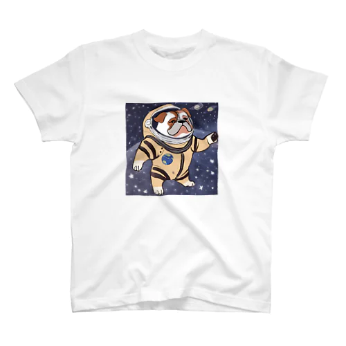 宇宙飛行士ブルドックン スタンダードTシャツ