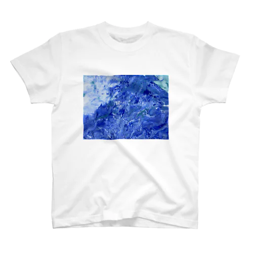 Blue wave 01 Regular Fit T-Shirt