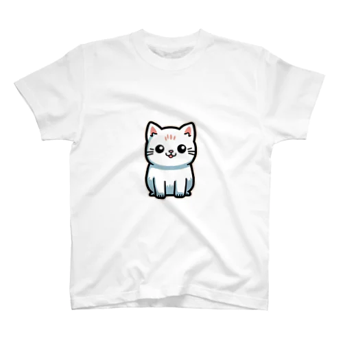 お利巧な猫ちゃん スタンダードTシャツ