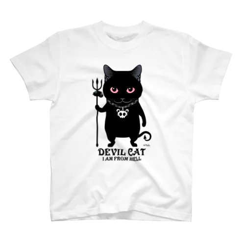 悪魔猫 Regular Fit T-Shirt