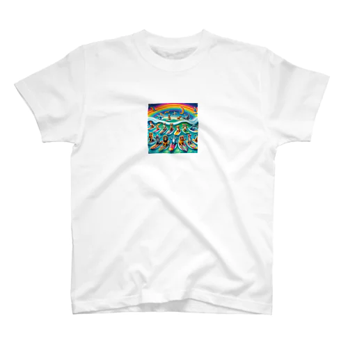 賑やかサーフィン🏝️ Regular Fit T-Shirt