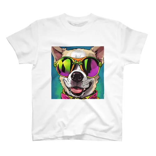 サングラスな犬 スタンダードTシャツ