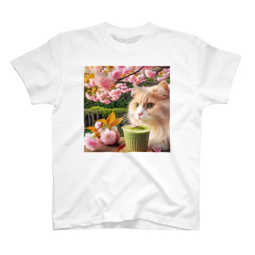 春の訪れを告げる桜満開 スタンダードTシャツ