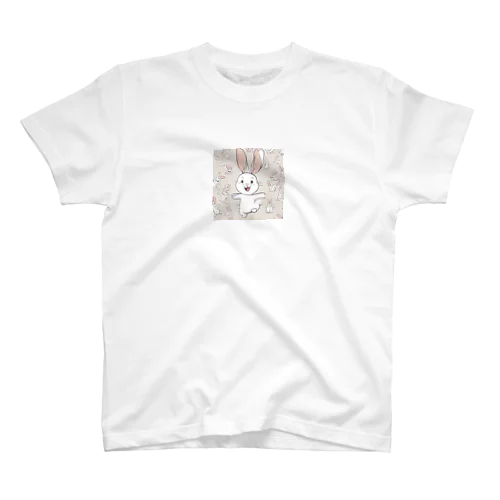 くるくるうさくる Regular Fit T-Shirt