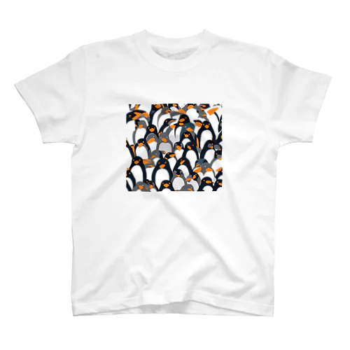 ぎゅぎゅっとペンギン祭り Regular Fit T-Shirt
