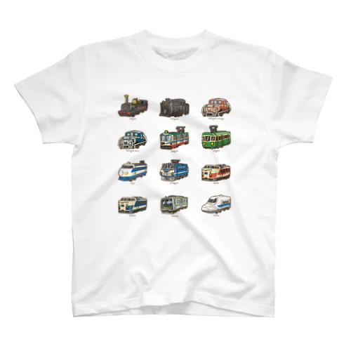 歴代鉄道車両セット スタンダードTシャツ