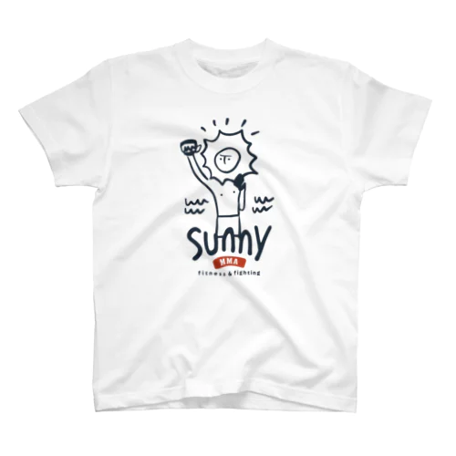 “Sunny man” (black) スタンダードTシャツ
