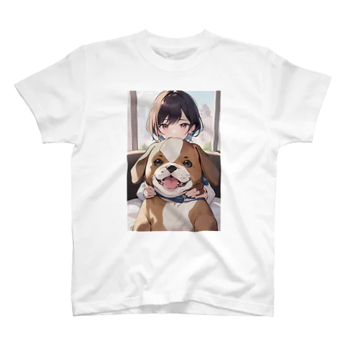 ぬいぐるみと女の子 スタンダードTシャツ