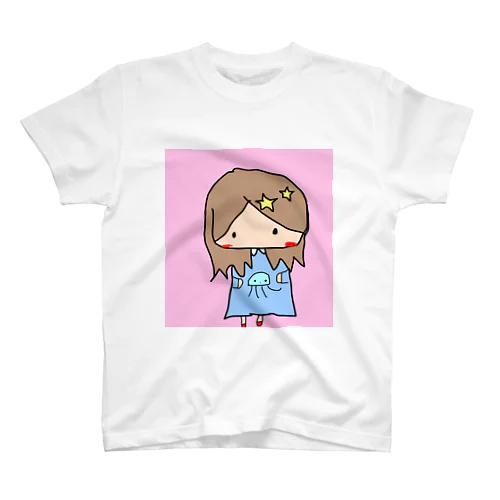 水族館好きな女の子 スタンダードTシャツ