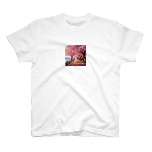 桜並木　なでしこ1478 Regular Fit T-Shirt