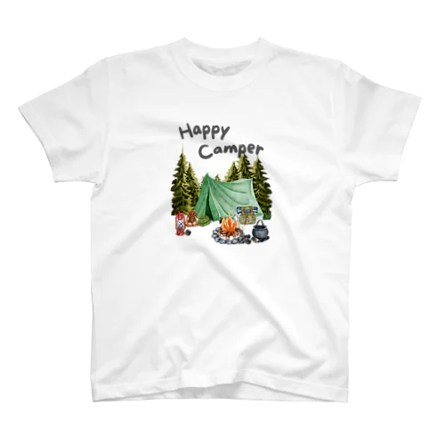 HAPPY CAMPER Regular Fit T-Shirt