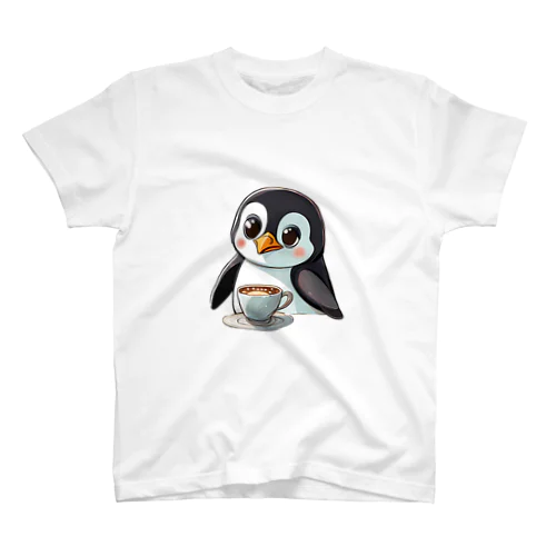 ペンギンのコーヒータイム！ スタンダードTシャツ