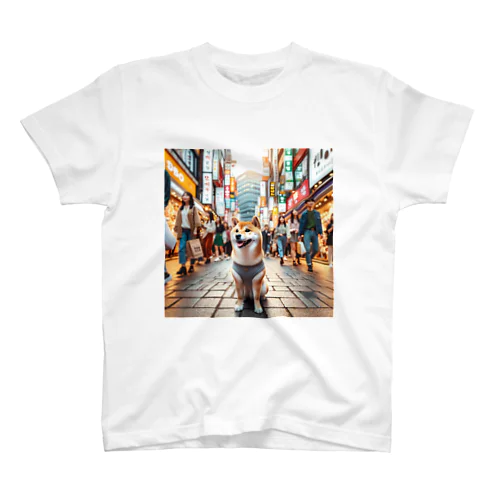 柴犬のソウル散歩 Regular Fit T-Shirt