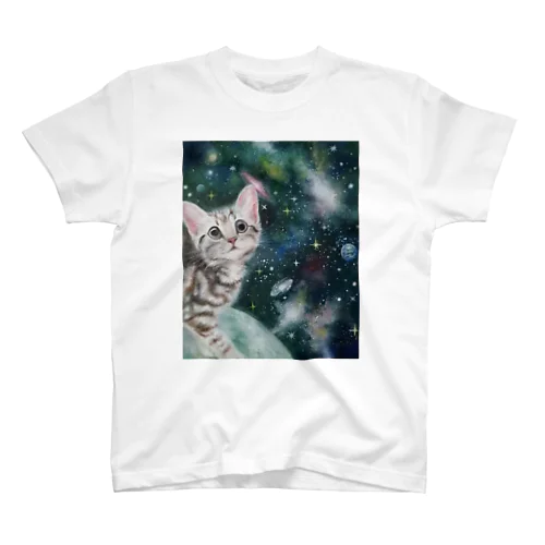 Space walk on the moon スタンダードTシャツ