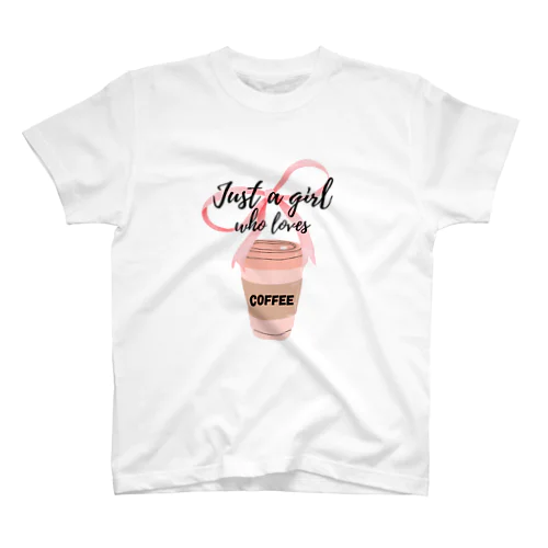 ただのコーヒー好きな女の子 Regular Fit T-Shirt