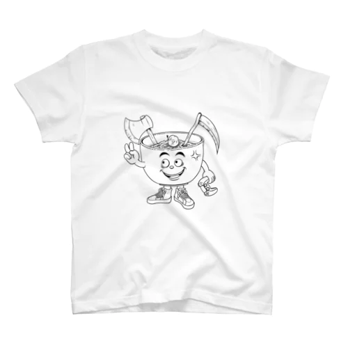 赤崎お茶漬け丸くん（線） スタンダードTシャツ