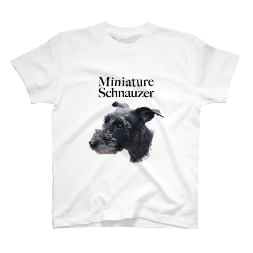 Vintage Style M.Schnauzer Regular Fit T-Shirt