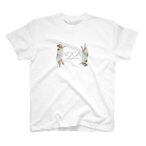 YOGA CAT Regular Fit T-Shirt