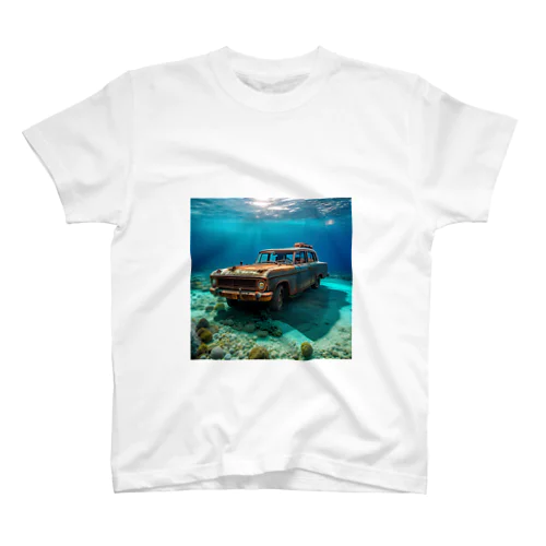 海底に沈む車 スタンダードTシャツ