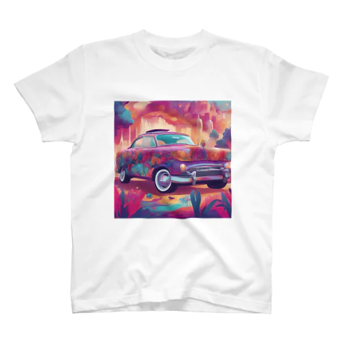 Art Paint Car Regular Fit T-Shirt