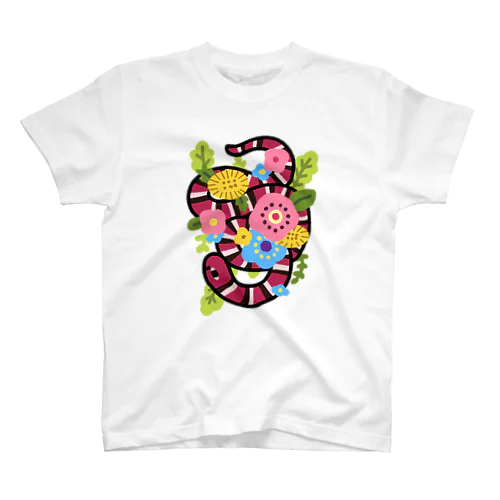 花と蛇 Regular Fit T-Shirt