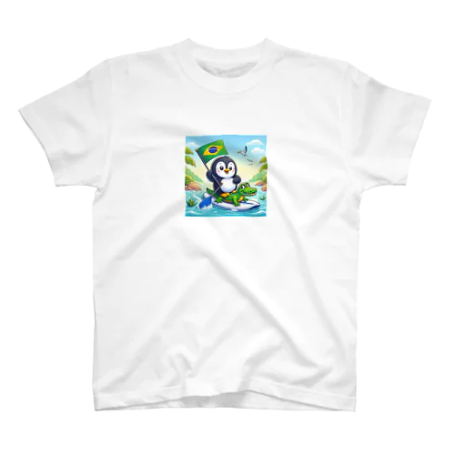 旅ペンギン　ブラジル　アマゾンでSUP！！ スタンダードTシャツ