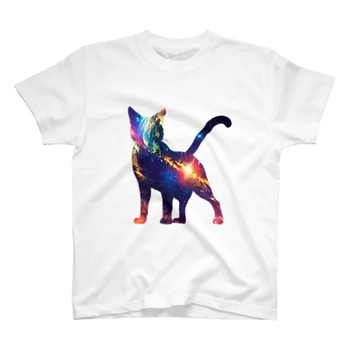 宇宙と猫001 Regular Fit T-Shirt