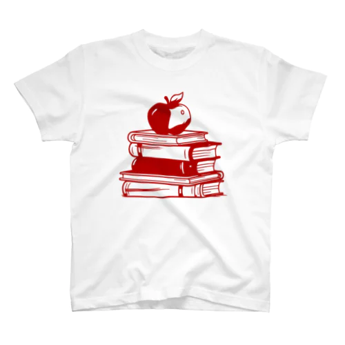 りんごと本　知恵の実 Regular Fit T-Shirt