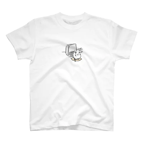 寒がりねむぬこ(濃いめ) Regular Fit T-Shirt
