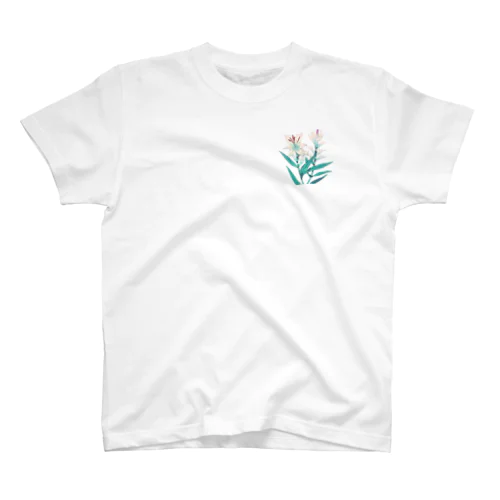 RetrowaveFlower-イキシア- Regular Fit T-Shirt