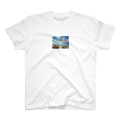 古（いにしえ）に、太陽の下に海洋と海草がありけり Regular Fit T-Shirt