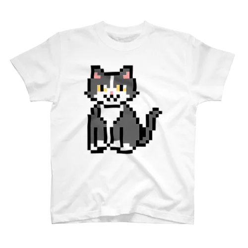 ハチワレ猫のドット絵 Regular Fit T-Shirt