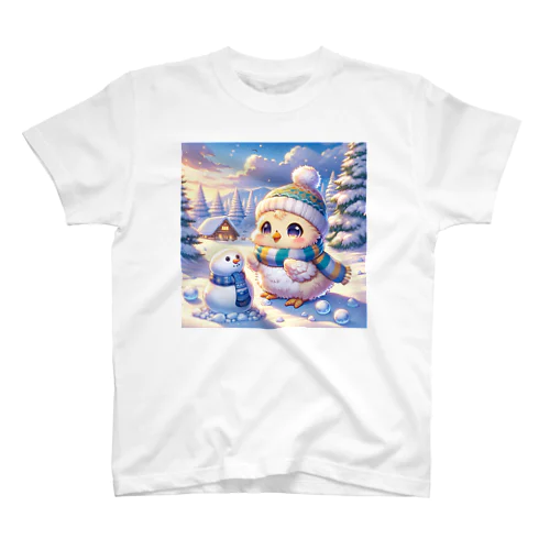雪国のひよこ Regular Fit T-Shirt
