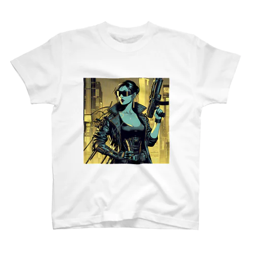 サイバーパンクガールNo.44 Regular Fit T-Shirt