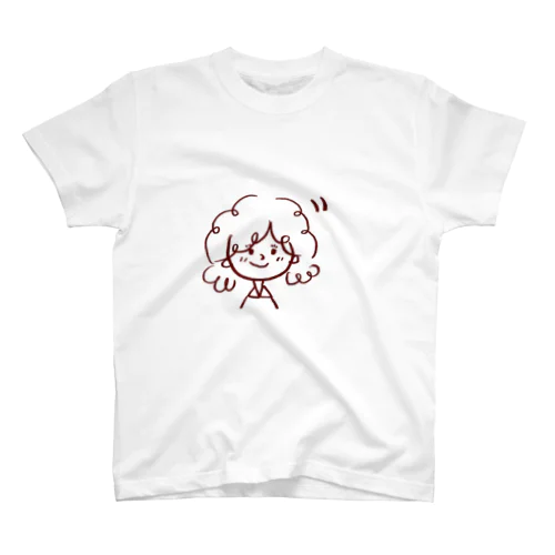 くせ毛の女の子 スタンダードTシャツ