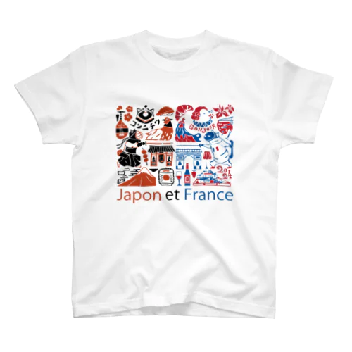 Japon et France スタンダードTシャツ