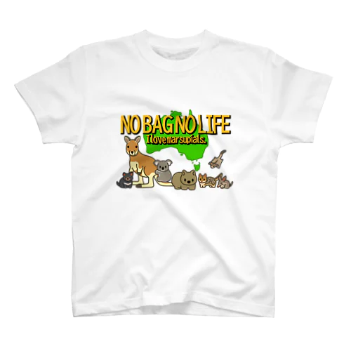 NO BAG NO LIFE Regular Fit T-Shirt