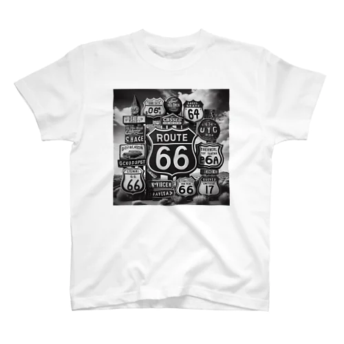 アメリカ　カリフォルニア　ルート66　Tシャツ スタンダードTシャツ