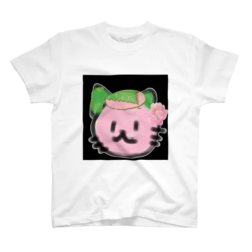 桜もち猫 スタンダードTシャツ