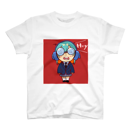 よく見ると目が回りそうな女の子 スタンダードTシャツ