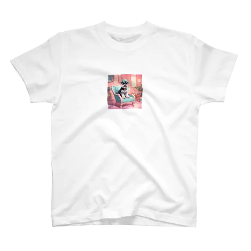 犬　シュナウザー Regular Fit T-Shirt