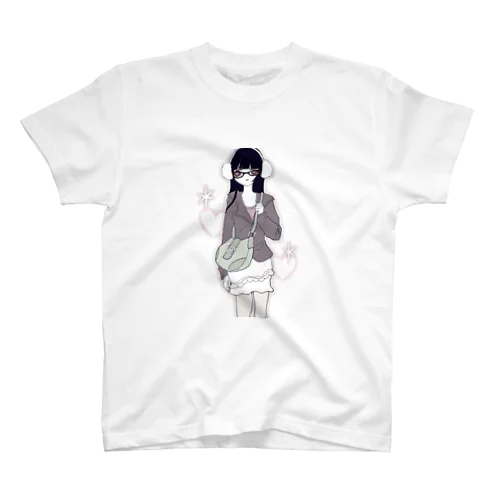 ぱっつんメガネちゃん スタンダードTシャツ