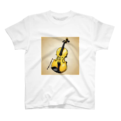 黄色いバイオリン スタンダードTシャツ