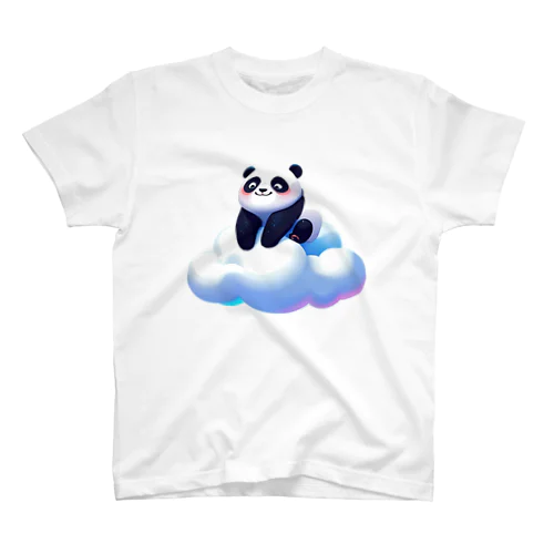 雲に乗るパンダ① スタンダードTシャツ