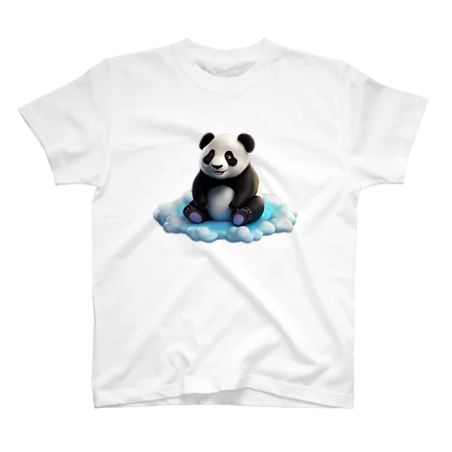 雲に乗るパンダ④ スタンダードTシャツ
